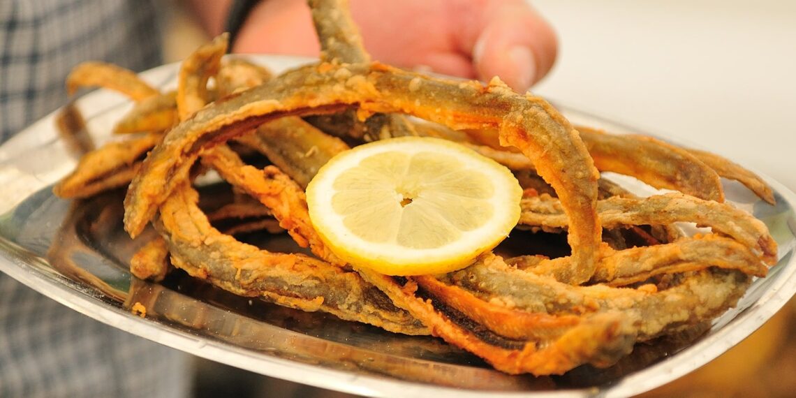 Enguias fritas à moda do Algarve
