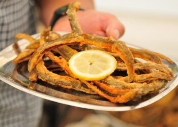 Enguias fritas à moda do Algarve