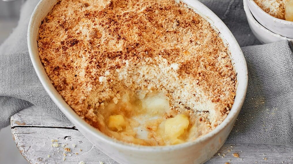 Crumble de maçã simples e fácil