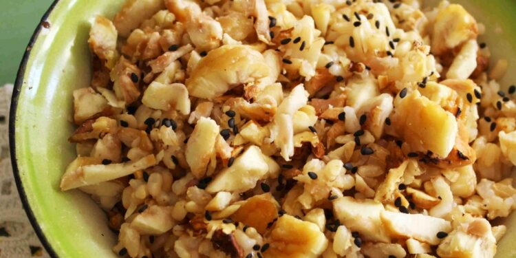 Arroz de castanhas à moda antiga
