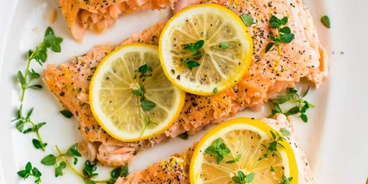 Salmão no forno simples e rápido