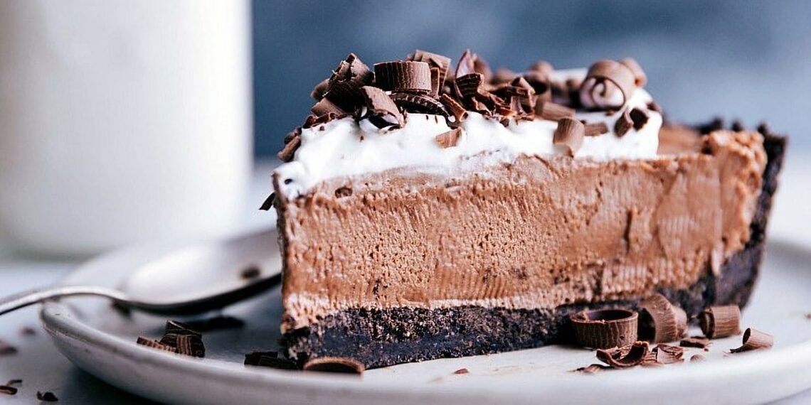 Tarte de mousse de chocolate