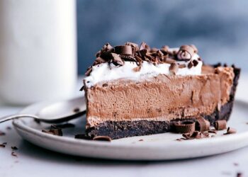 Tarte de mousse de chocolate