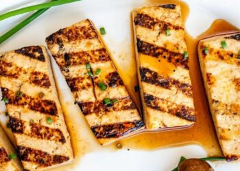 Tofu grelhado simples