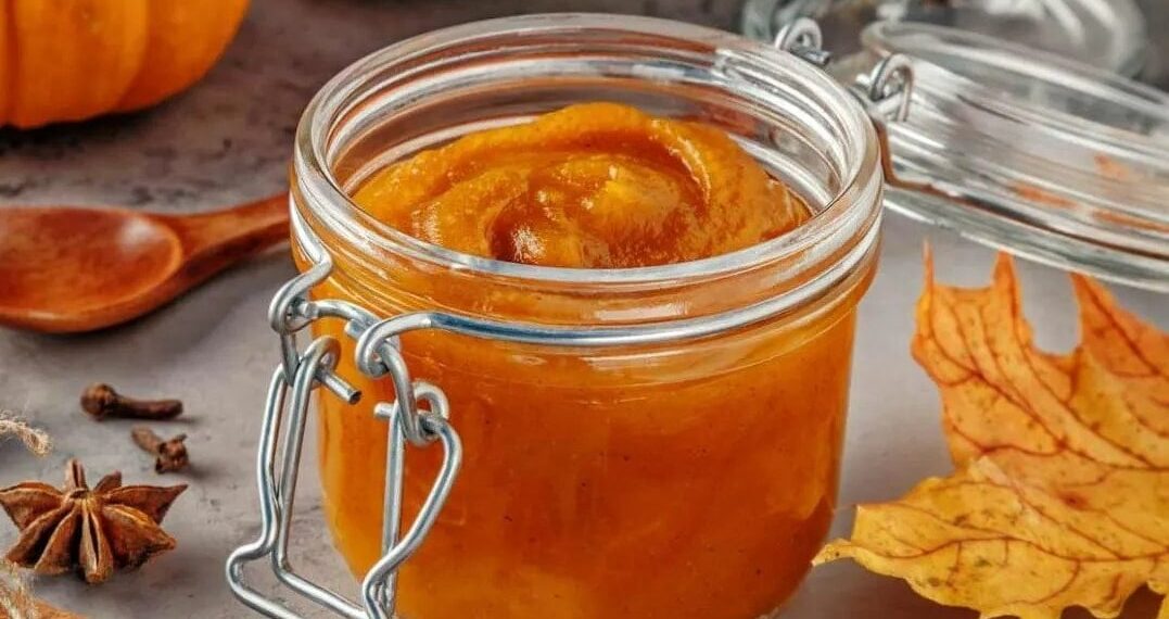 Doce de abóbora com nozes