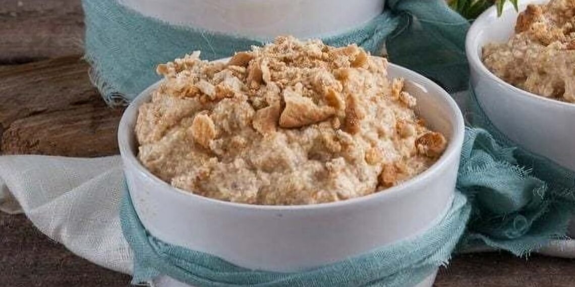 Mousse de bolacha cremosa