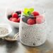 Iogurte com chia e fruta