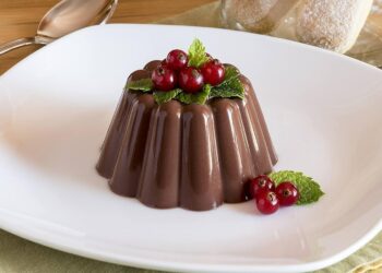 Pudim de chocolate cremoso