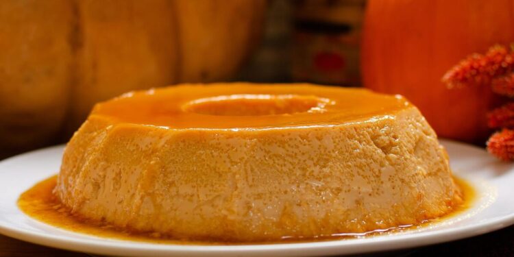 Pudim de abóbora cremoso