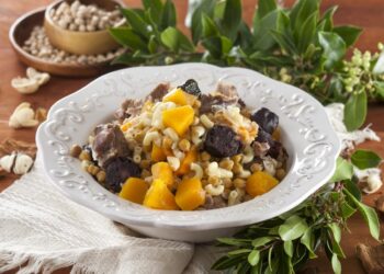 Cozido de grão à alentejana