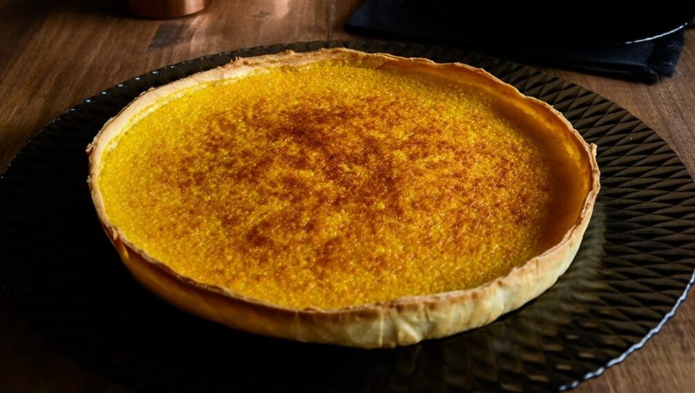 Tarte de requeijão alentejana