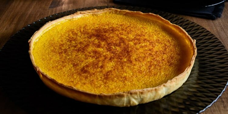 Tarte de requeijão alentejana