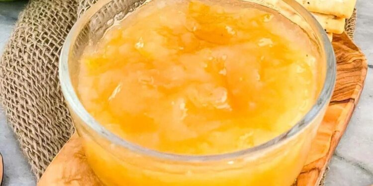 Geleia de pera simples e fácil