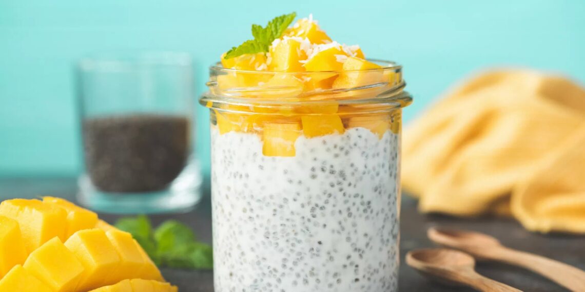 Pudim de chia simples e fácil
