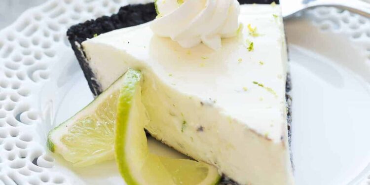 Tarte de lima e Oreo