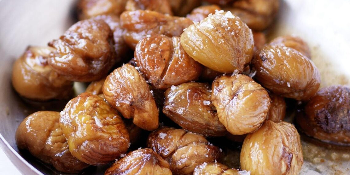 Castanhas cozidas fáceis e rápidas