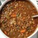 Sopa de lentilhas à Portuguesa