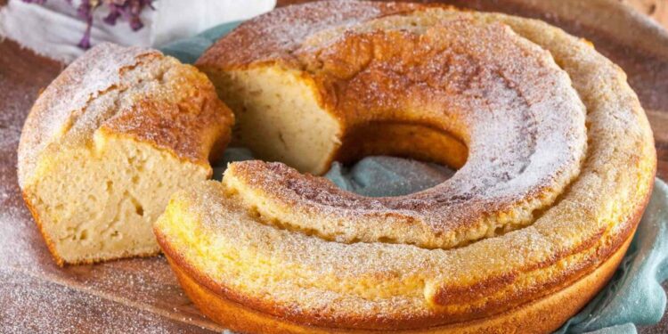 Bolo de claras e iogurte