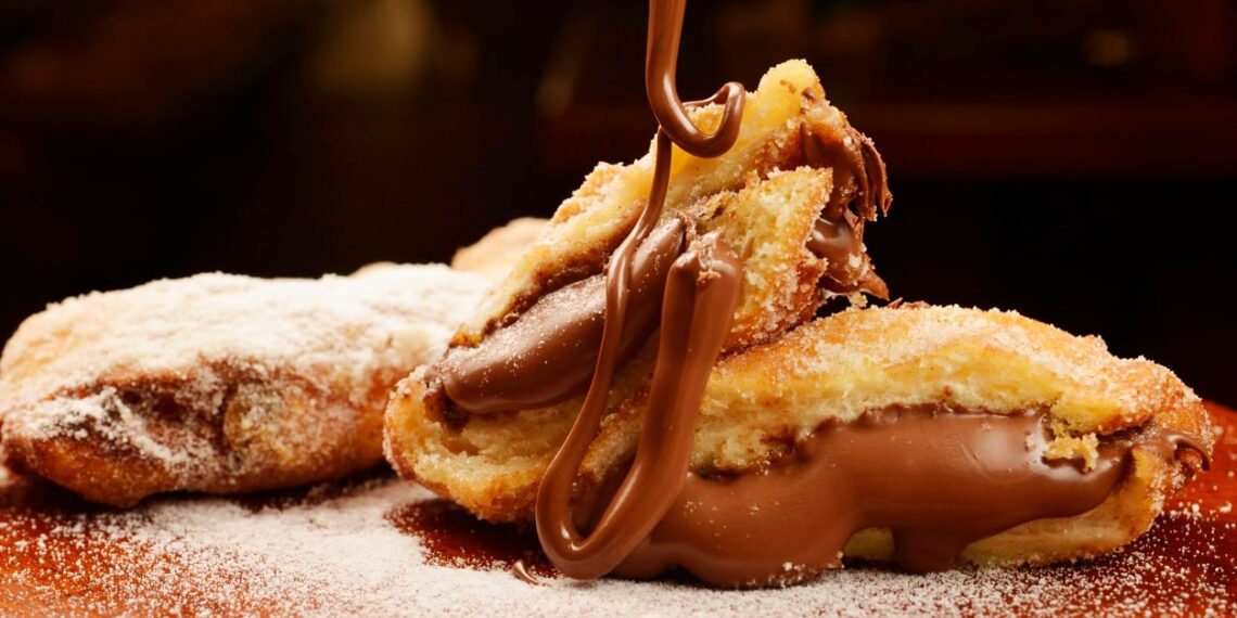 Rabanadas com nutella