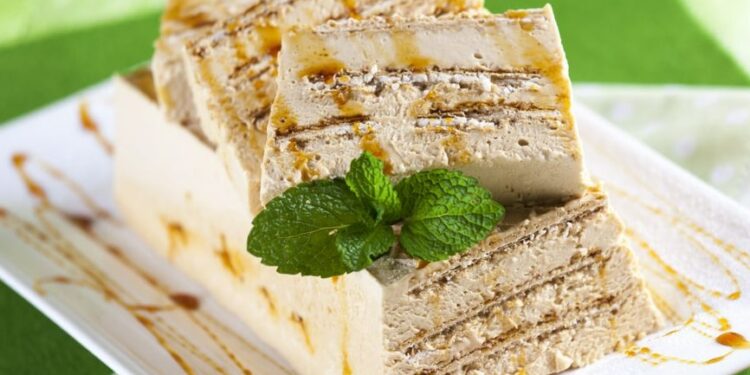 Delícia de caramelo cremosa