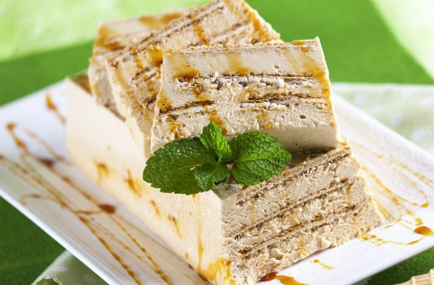 Delícia de caramelo cremosa