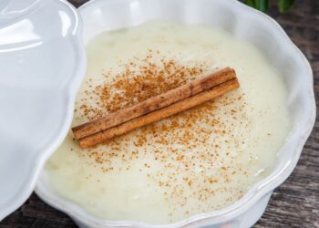 Arroz doce com leite condensado