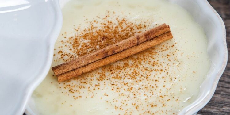 Arroz doce com leite condensado