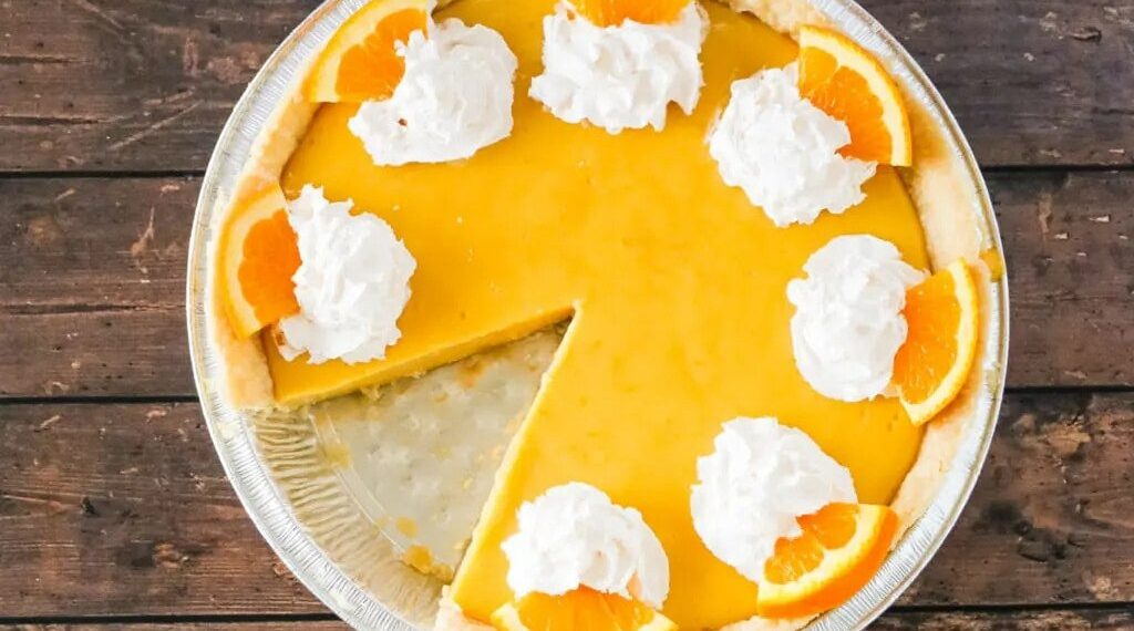 Tarte de laranja simples e fácil