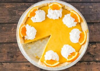 Tarte de laranja simples e fácil