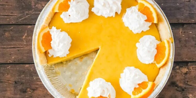 Tarte de laranja simples e fácil