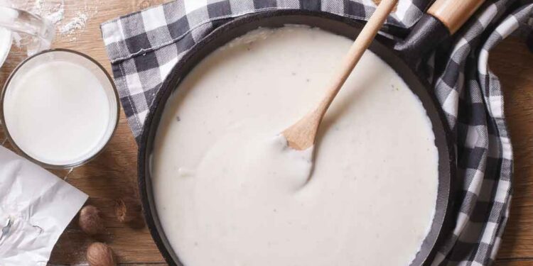 Molho bechamel caseiro