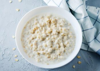 Papas de aveia com água