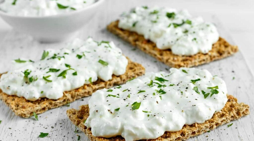 Pate de queijo fresco