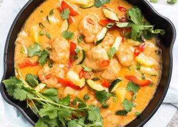 Camarão com ananás