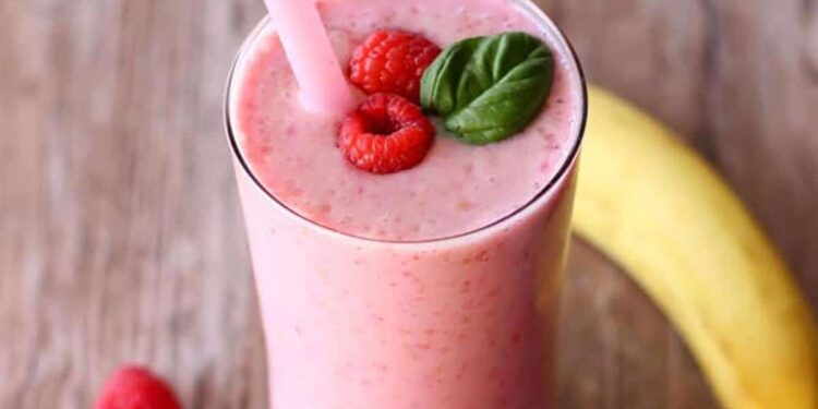 Batido de framboesa