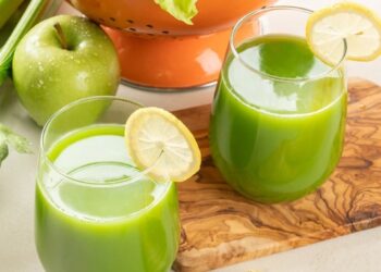 Sumo de couve e maçã