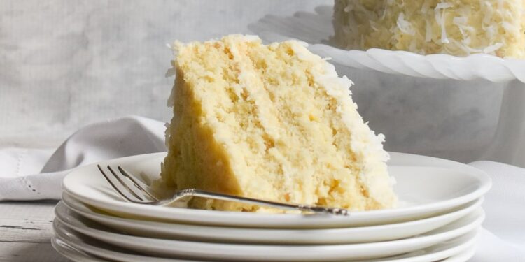 Bolo de leite de coco fofinho