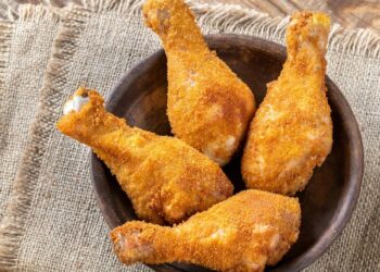 Pernas de frango fritas à portuguesa