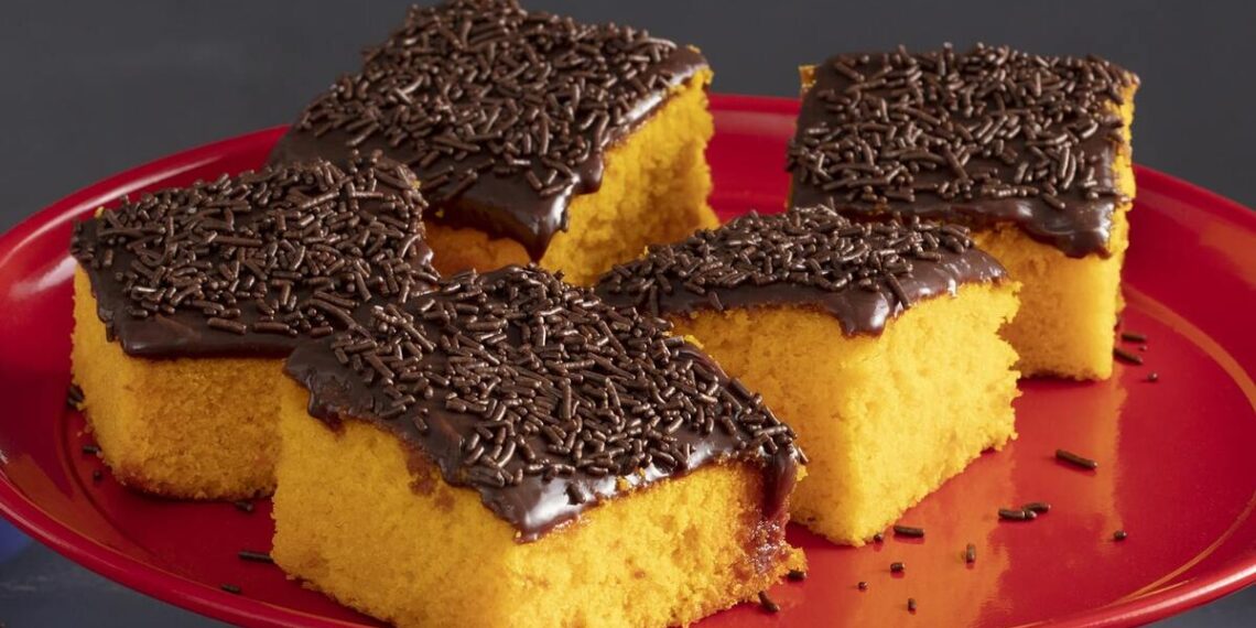 Bolo de cenoura cozida fofinho