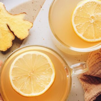 Chá de gengibre e laranja