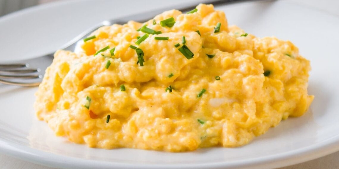 Ovos mexidos cremosos