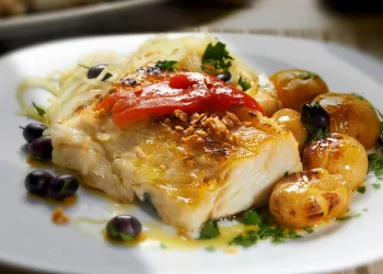 Bacalhau à lagareiro simples e fácil