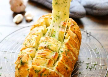 Pão de alho com queijo