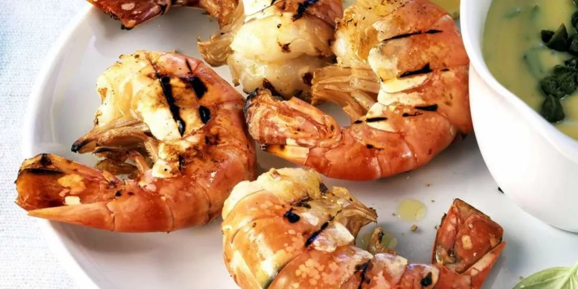 Gambas grelhadas fáceis