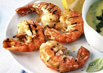 Gambas grelhadas fáceis
