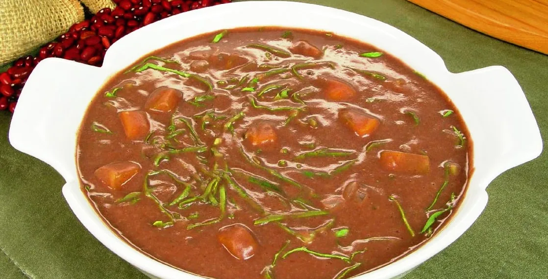 Creme de feijão encarnado