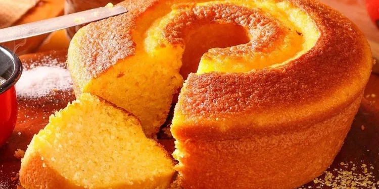 Bolo de fubá fofinho