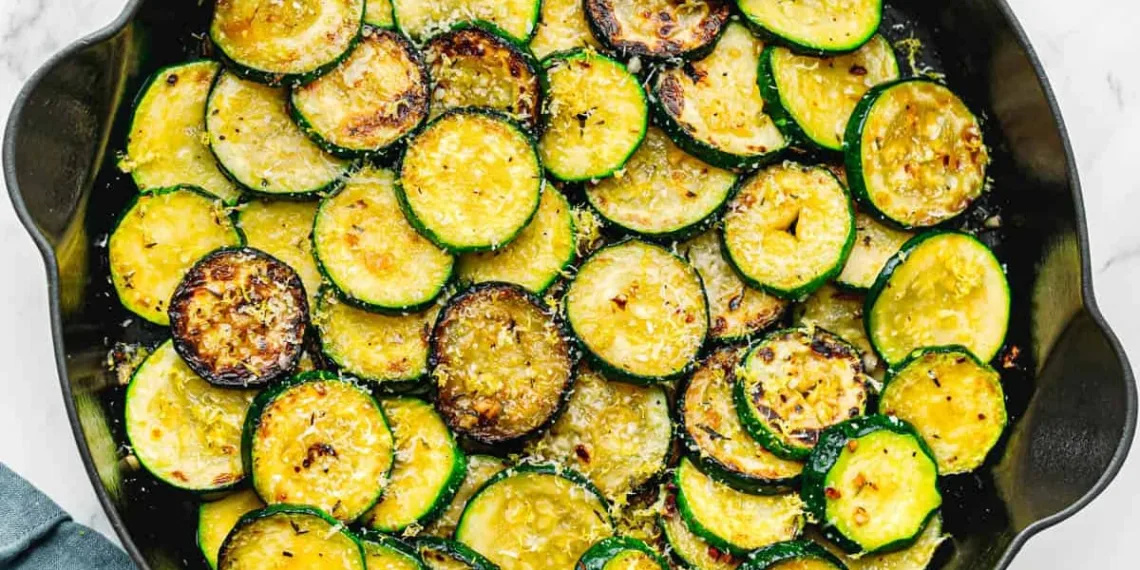Courgette salteada