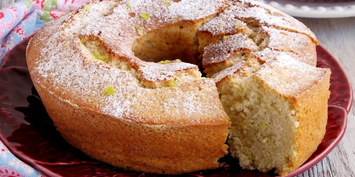 Bolo de claras e limão