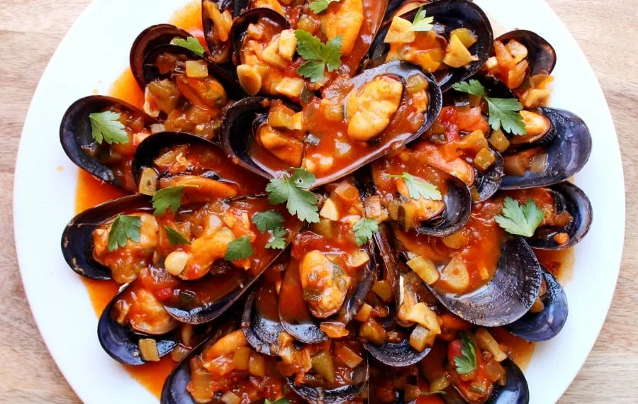 Mexilhões à espanhola